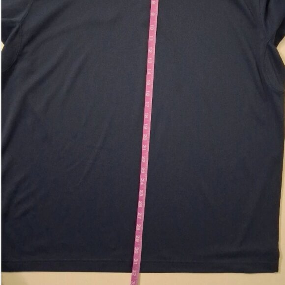 Columbia Mens Polo Shirt 2XL Navy Blue Omni Shade Sun Protection Outdoor Golf - Picture 6 of 8